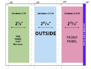 Tri-Fold Brochure Template Outside